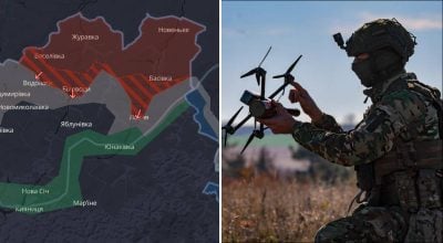 Сумська область, карта, ЗС РФ Сумська область, карта, ЗС РФ