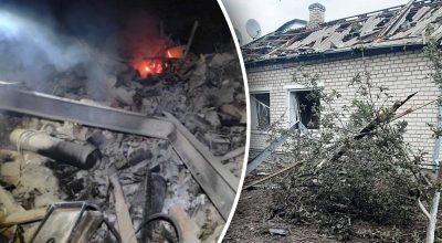 Удар по Запорожской области