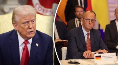 Трамп, Мерц Трамп, Мерц
