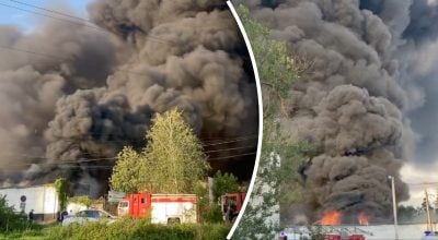 пожар в Красногорске пожар в Красногорске