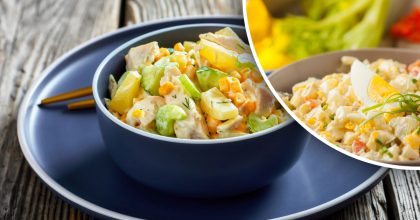 Шикарный рецепт быстрого салата за 5 минут, от которого пальчики все оближут - просто и вкусно