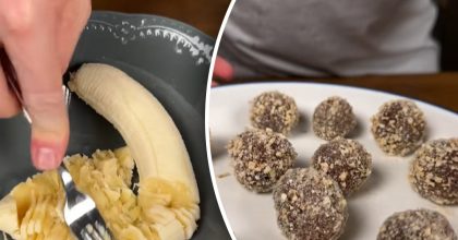 Банановый десерт к чаю из трех ингредиентов за 5 минут - рецепт