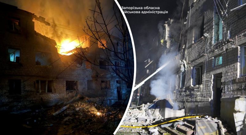 В Запорожье прогремело более 10 взрывов - город массированно атаковали БпЛА