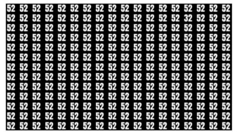 Где число 32 на картинке: загадка на 5 секунд для самых смелых умников