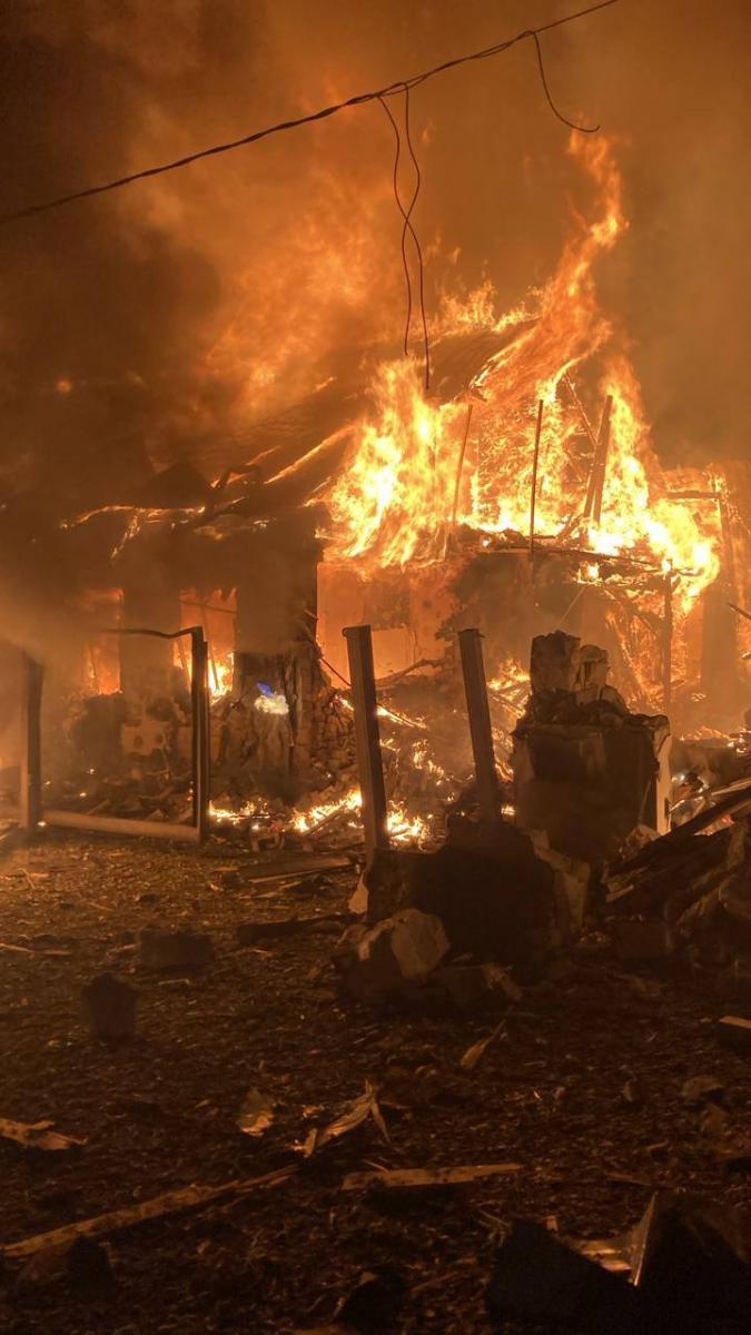 Атака дронов по Чернигову Атака дронов по Чернигову