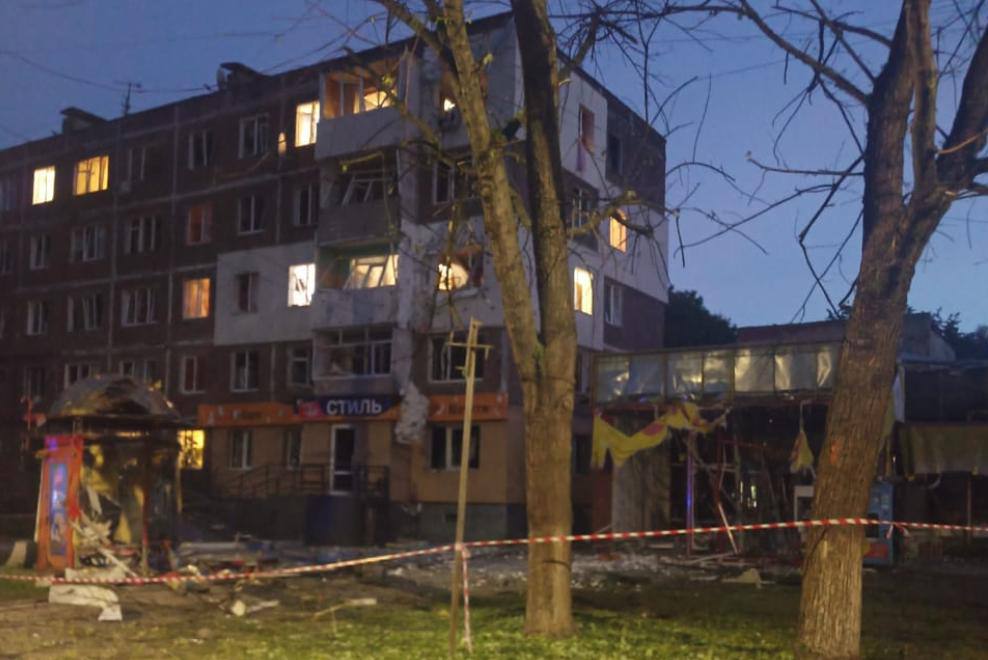 Атака дронов по Чернигову Атака дронов по Чернигову