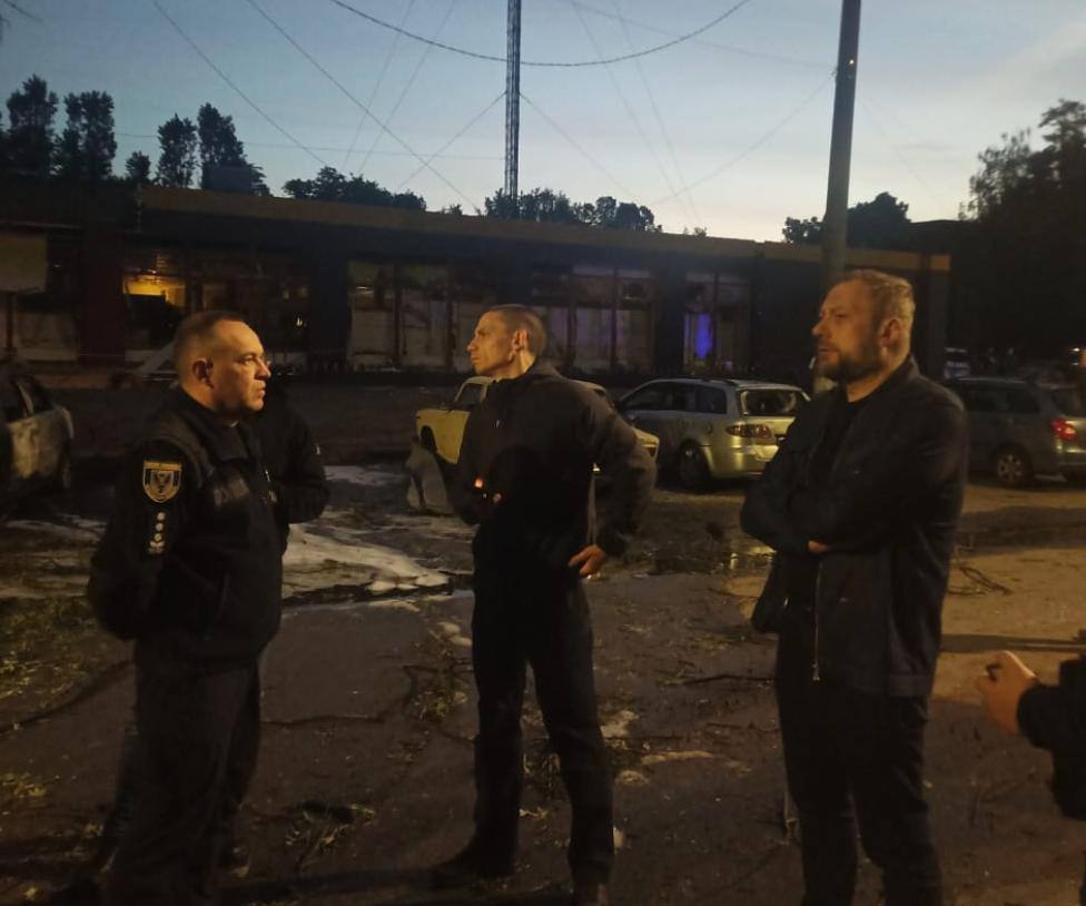 Атака дронов по Чернигову Атака дронов по Чернигову