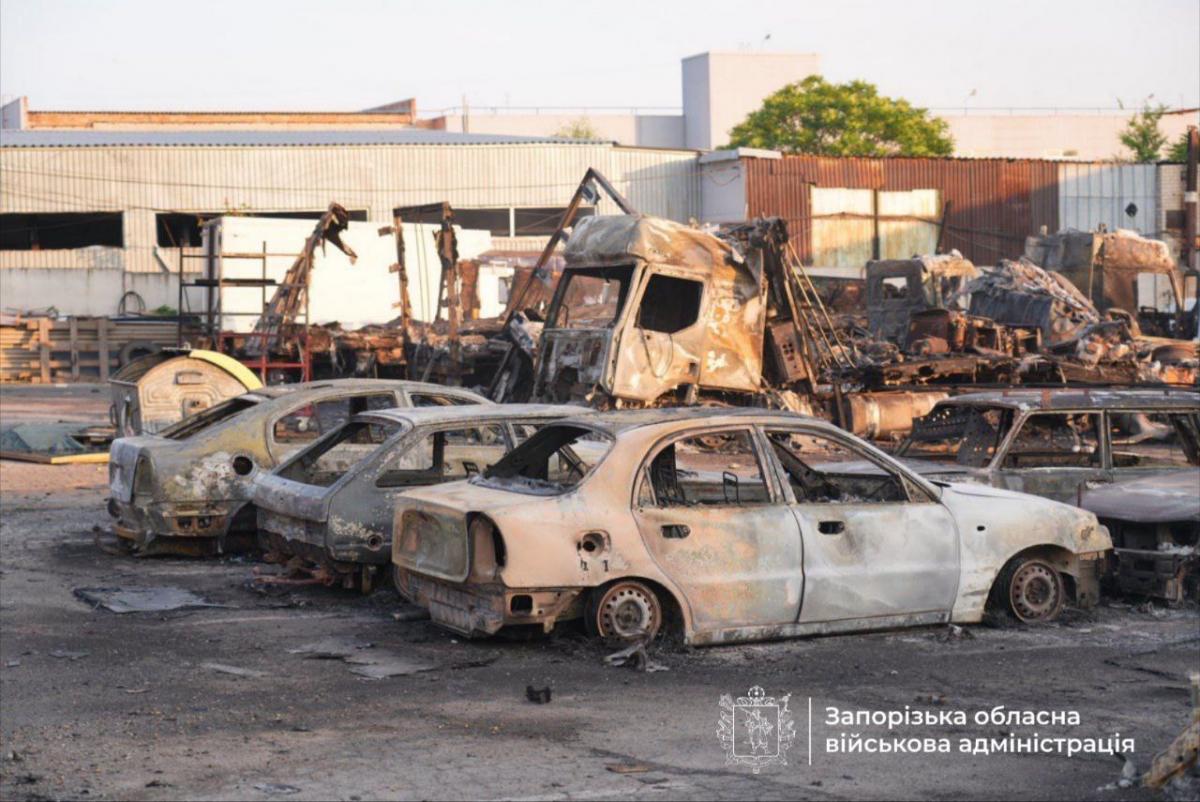 Атака дронів на Запоріжжя 18 червня