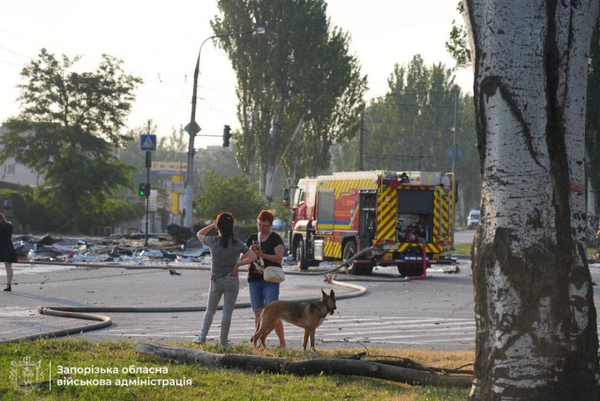 Атака дронів на Запоріжжя 18 червня