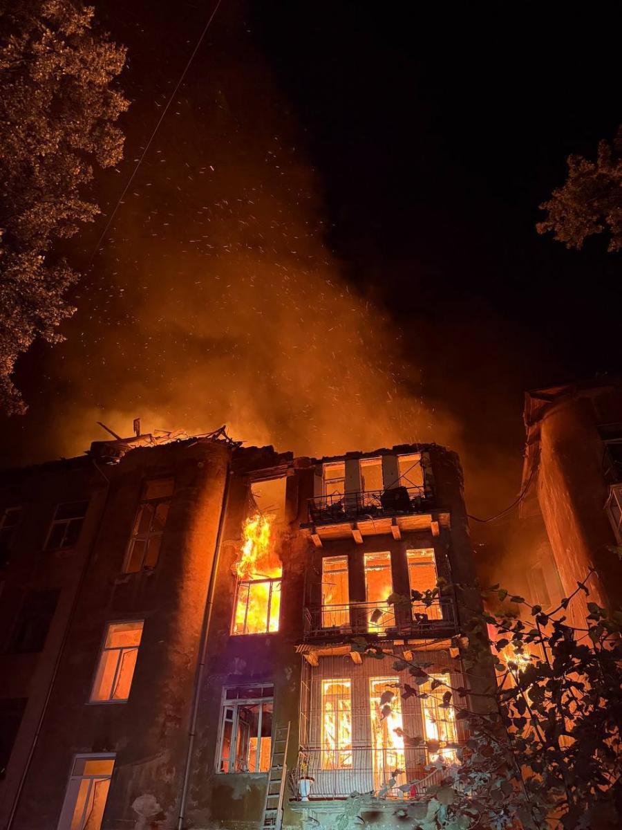 Наслідки атаки дронів на Одесу 20 червня 2025