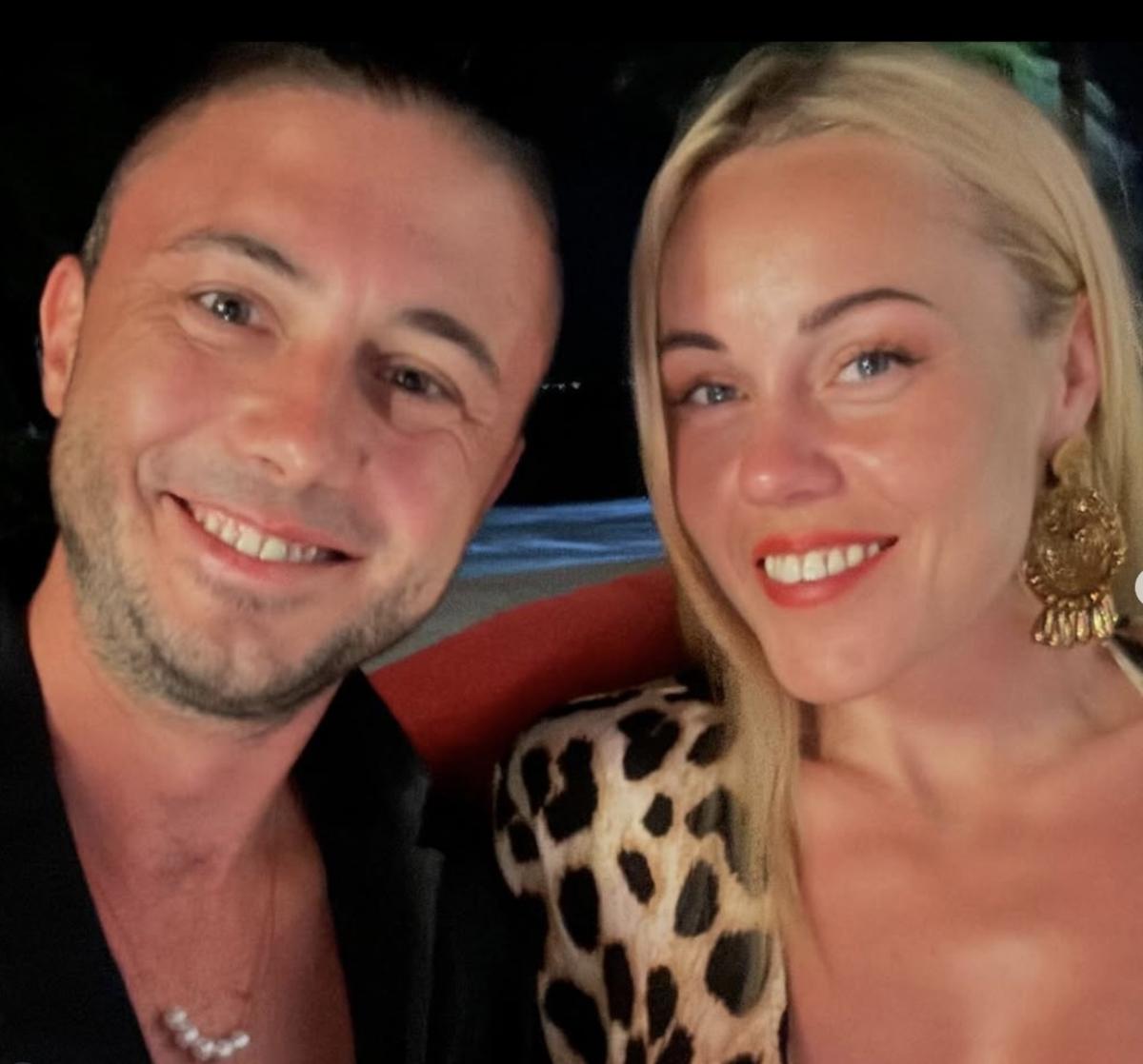 Тарас Тополя с супругой 