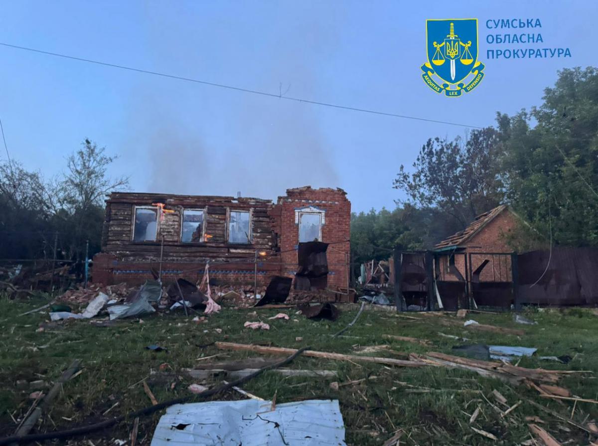 Атака дронів на Сумщину в ніч на 24 червня