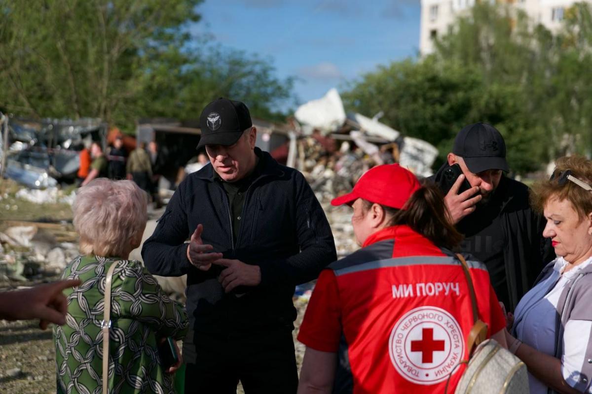 Наслідки удару РФ по Черкаській області 29 червня Наслідки удару РФ по Черкаській області 29 червня