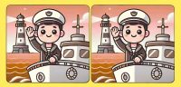 Суперголоволомка: знайдіть 3 відмінності в картинці з моряком на кораблі за 17 с