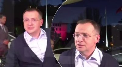 Перепуганный бежал от журналистов: Мединский испугался камер после атаки на РФ