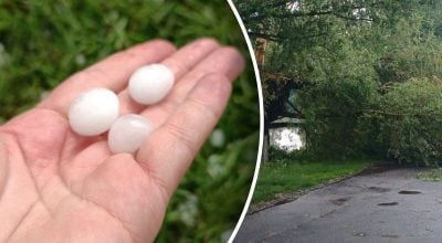 Україну накрив град Україну накрив град