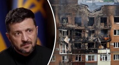 Росія б'є по Україні не випадково, каже Зеленський Росія б'є по Україні не випадково, каже Зеленський