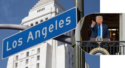 Трамп, протесты в Лос-Анджелесе Трамп, протесты в Лос-Анджелесе