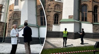 Пошкоджено Софійський собор у Києві та кіностудію в Одесі Пошкоджено Софійський собор у Києві та кіностудію в Одесі