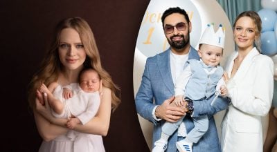 Віталій Козловський та Юлія Бакуменко з сином Віталій Козловський та Юлія Бакуменко з сином