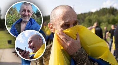 'За нас Україна не забула': кадри перших емоцій звільнених з полону воїнів 'За нас Україна не забула': кадри перших емоцій звільнених з полону воїнів