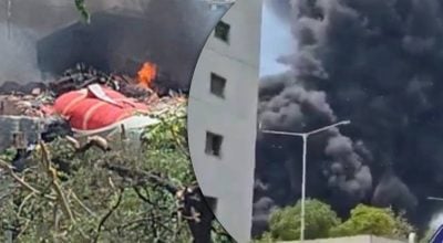 В Індії розбився літак: на борту перебували 242 людини - перші подробиці В Індії розбився літак: на борту перебували 242 людини - перші подробиці