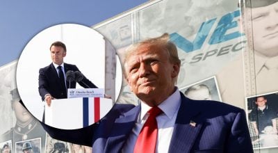 Трамп, Макрон Трамп, Макрон