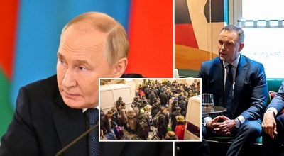 Навроцкий, Путин, эвакуация Навроцкий, Путин, эвакуация