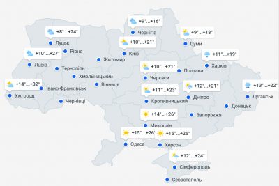 Температура впаде до +7 градусів: коли в Україну прийдуть дощі та сильний вітер Температура впаде до +7 градусів: коли в Україну прийдуть дощі та сильний вітер