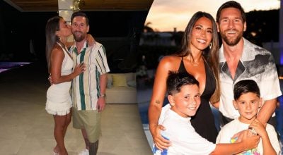 Ліонель Мессі з родиною Ліонель Мессі з родиною