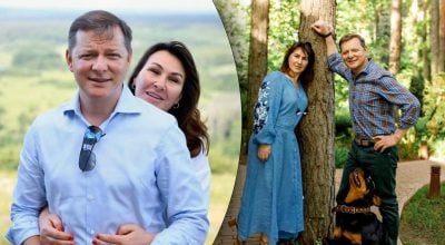 Олег Ляшко з дружиною Олег Ляшко з дружиною
