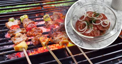 Та самая закуска к шашлыку, пальчики оближешь: простейший рецепт за 5 минут