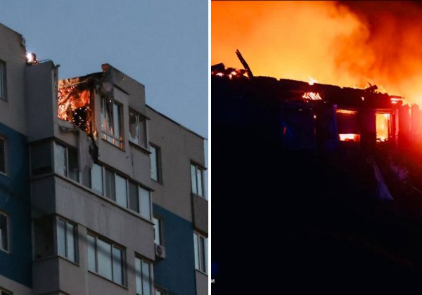 РФ атакувала дронами Харків і Прилуки: спалахнули пожежі, загинули люди