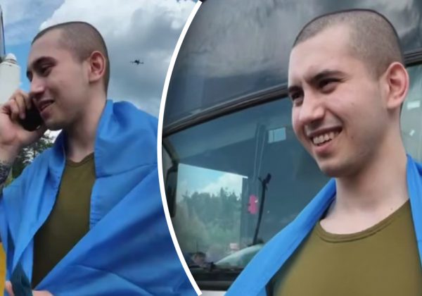 "Мамо, я вдома": щемливі кадри дзвінка додому звільненого з полону українця