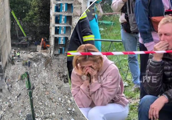 Батько падає і кричить від горя: з-під завалів будинку в Києві витягли тіло сина