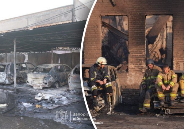 РФ вдарила по Запоріжжю 13 "Шахедами": зʼявилися фото наслідків