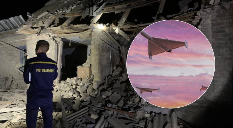 РФ атакувала Україну дронами: відомо про пожежу на підприємстві та постраждалого