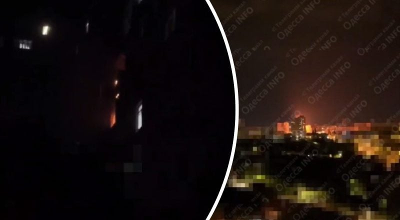 Пылают многоэтажки: Россия ударила по Одессе
