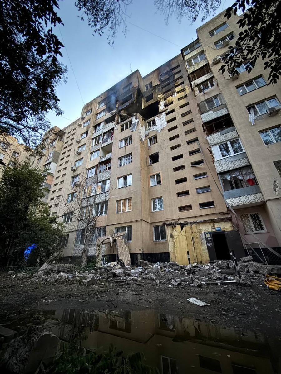 Наслідки атаки РФ на Одесу Наслідки атаки РФ на Одесу