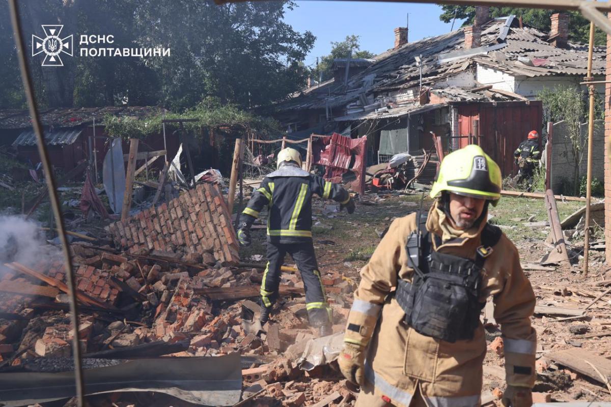 РФ вдарила по Полтаві РФ вдарила по Полтаві