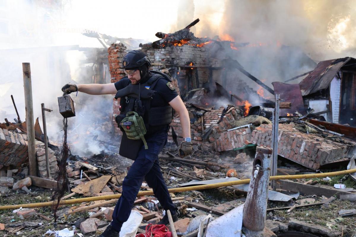 РФ вдарила по Полтаві РФ вдарила по Полтаві