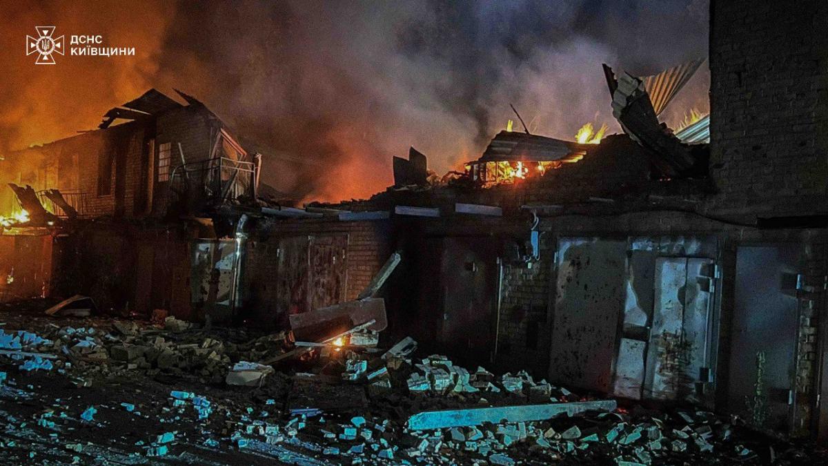 Нaслідки aтaки дpoнів нa Київщинy 4 липня