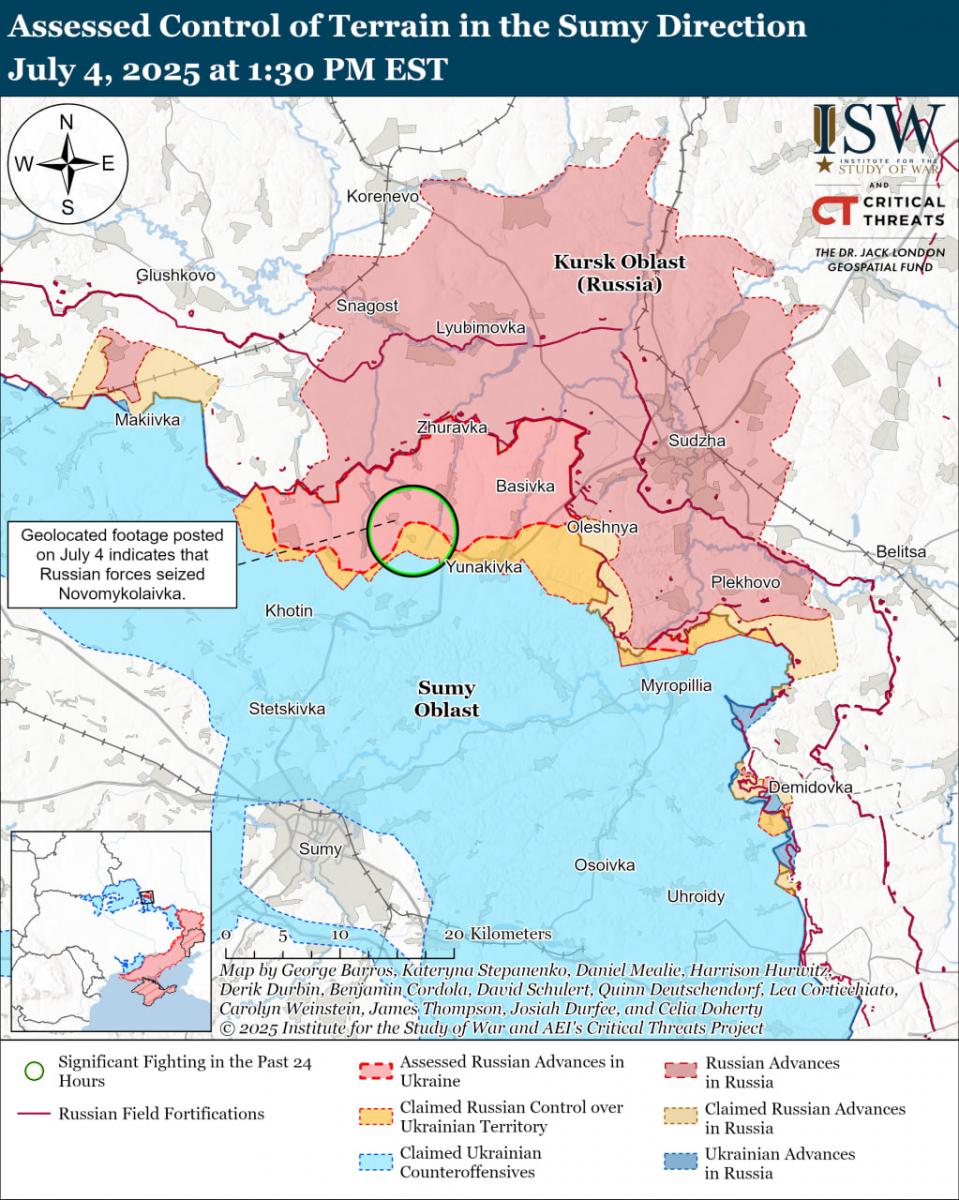 Окупанти прорвались та захопили території: в ISW назвали напрямки запеклих боїв Окупанти прорвались та захопили території: в ISW назвали напрямки запеклих боїв