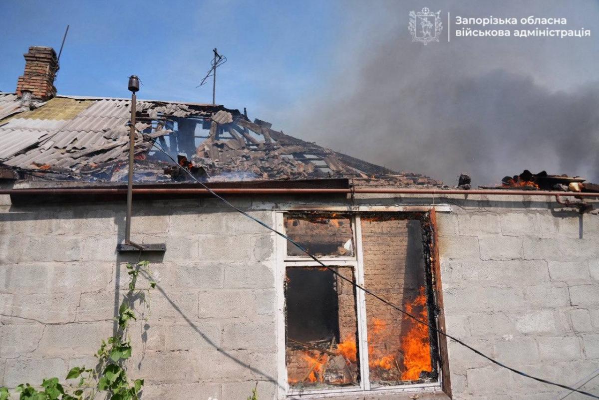 Наслідки удару РФ по Запоріжжю