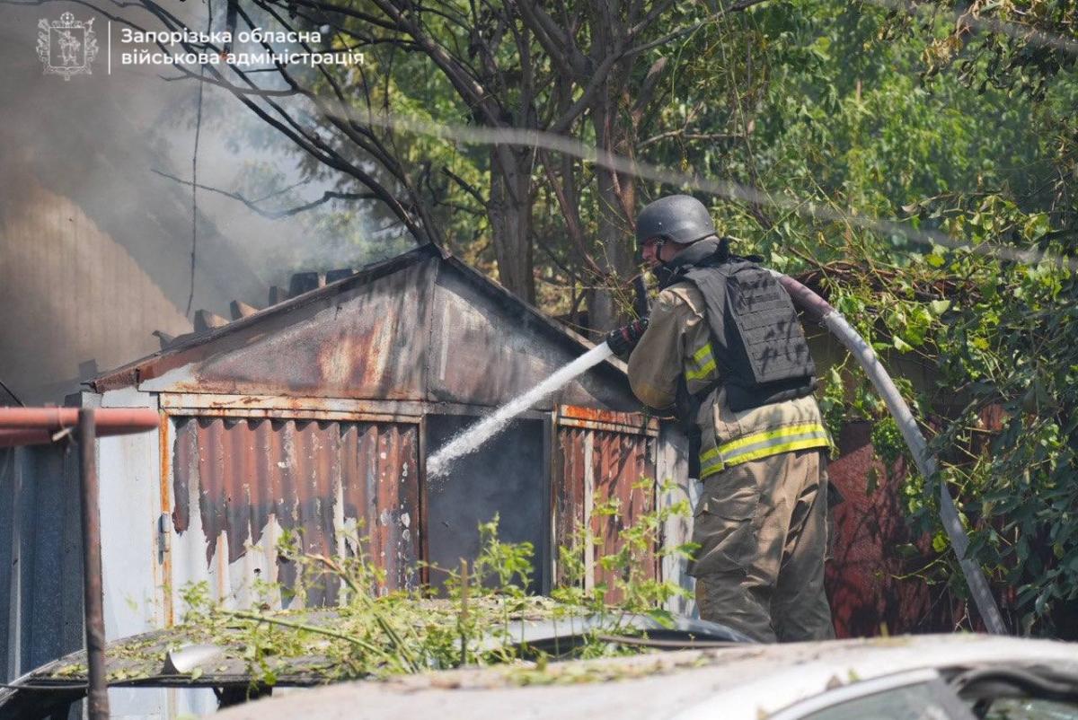 Наслідки удару РФ по Запоріжжю