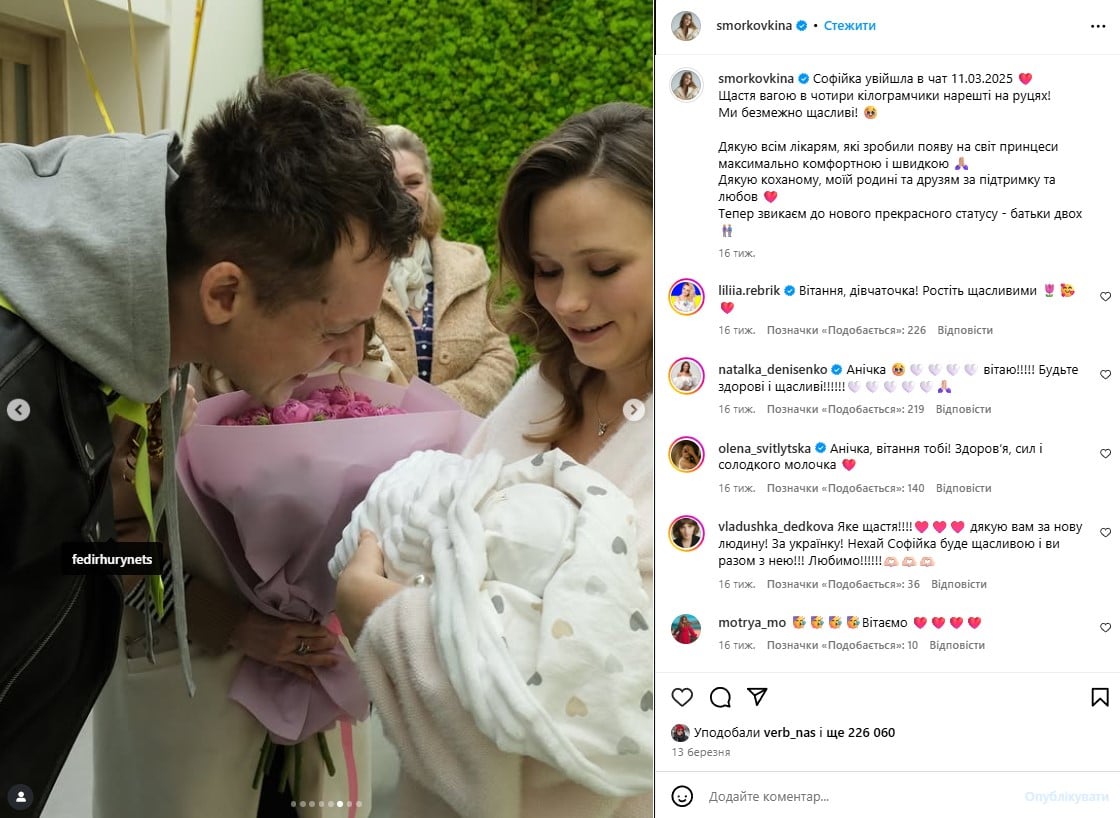 Анна Кошмал, Федор Гуринец Анна Кошмал, Федор Гуринец