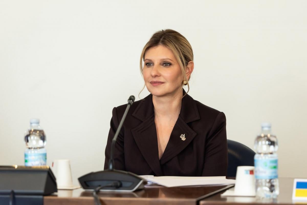 Елена Зеленская в Италии