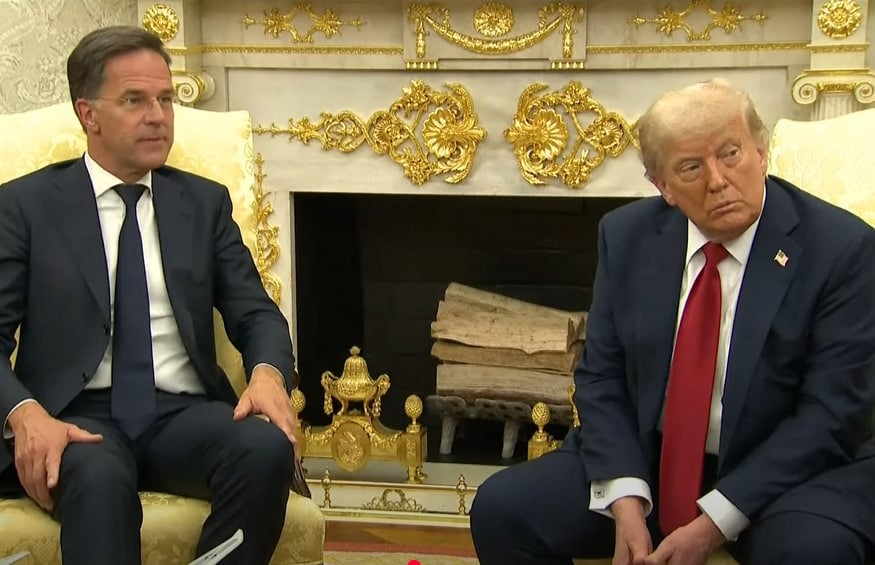 Марк Рютте і Дональд Трамп Марк Рютте і Дональд Трамп