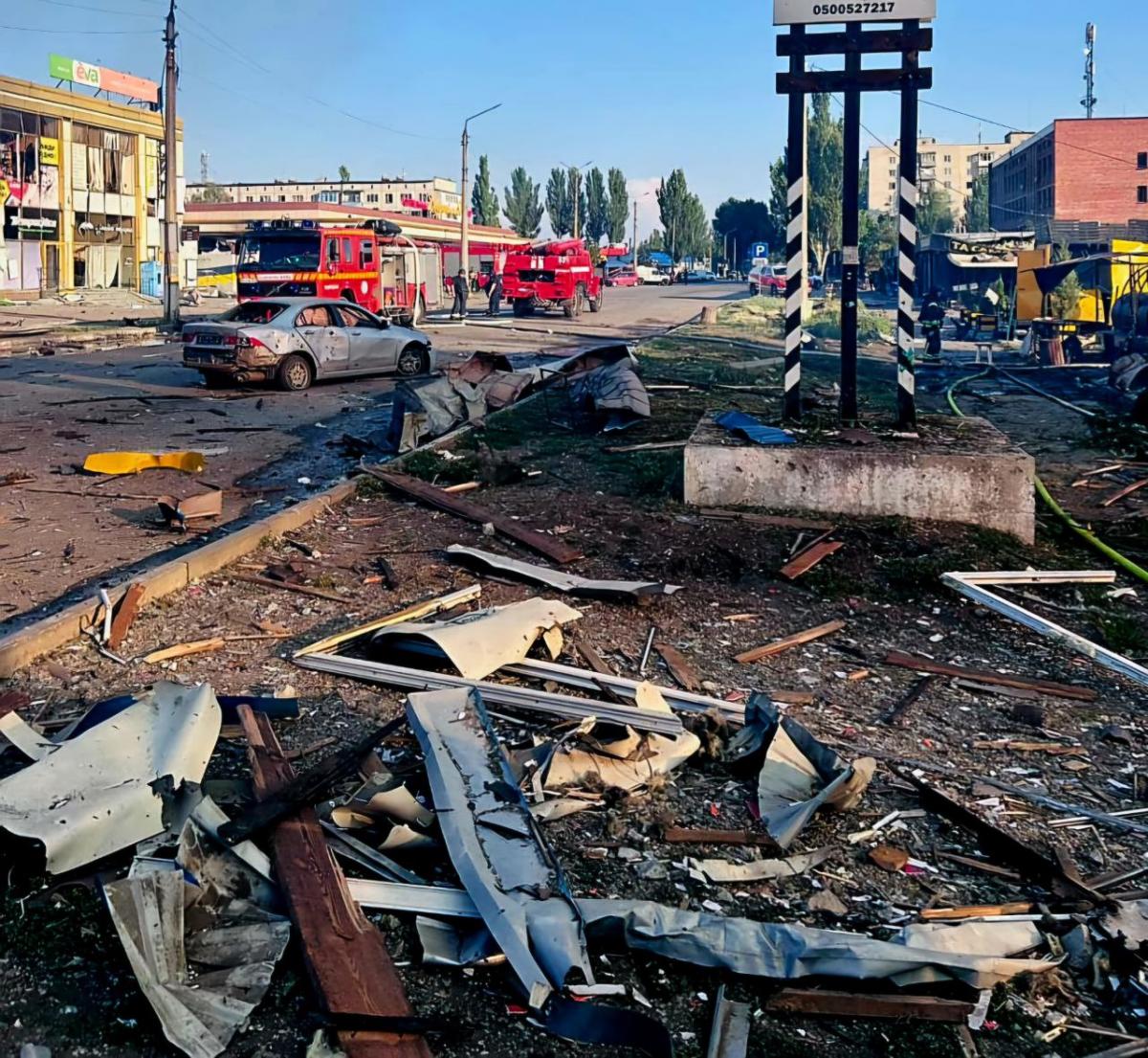 Наслідки удару РФ по Добропіллю 16 липня 2025 року