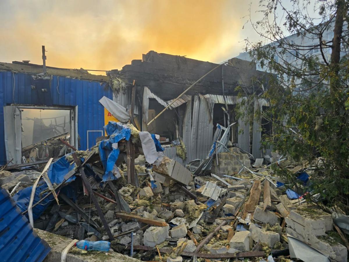 Наслідки удару РФ по Добропіллю 16 липня 2025 року